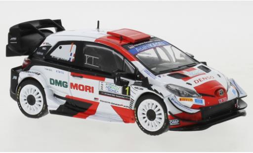 Modelauto Toyota Yaris WRC No.1 Gazoo Racing DMG MORI Rally WM Rally Monza 2021 1/43 IXO