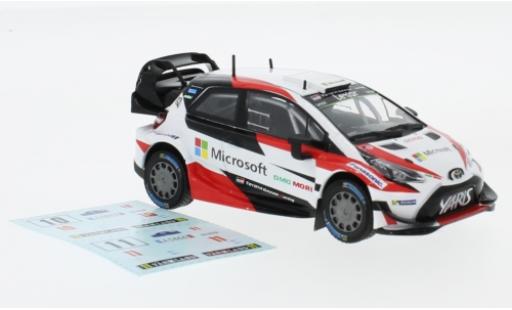 Modelauto Toyota Yaris WRC Rally WM Rally Su&Atilde;&uml;de 2017 1/43 IXO