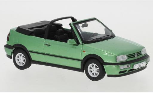 Modelauto Volkswagen Golf Cabriolet III metallic groen 1993 1/43 IXO