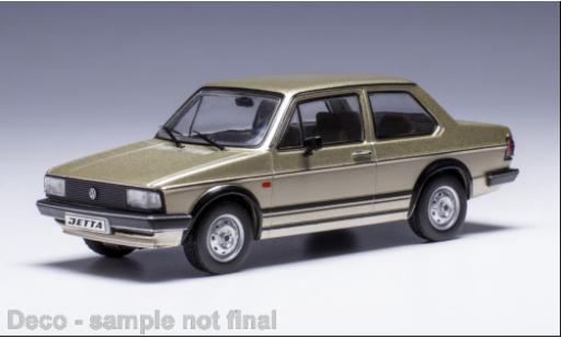 Modelauto Volkswagen Jetta I (MKI) metallic brun 1979 1/43 IXO