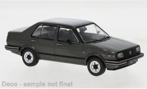 Modelauto Volkswagen Jetta I (MKII) metallic grijs 1984 1/43 IXO