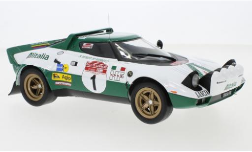 Modelauto Lancia Stratos HF No.1 Alitalia Rally WM Rally San Remo 1975 S.Munari/M.Mannucci 1/18 IXO