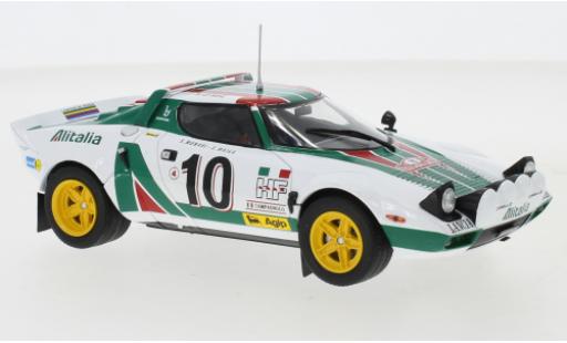 Modelauto Lancia Stratos HF No.10 Rally Monte-Carlo 1976 S.Munari/S.Maiga 1/24 IXO