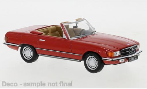 Modelauto Mercedes 280 Base SL (R107) rood 1979 1/43 IXO