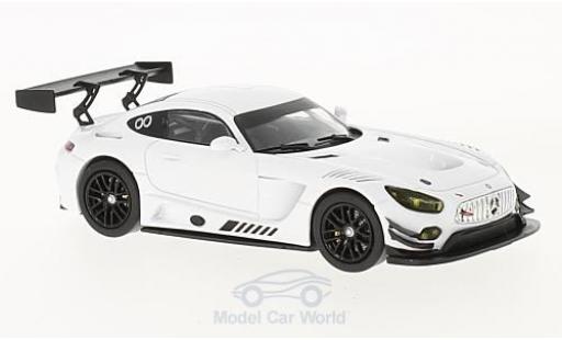 Modelauto Mercedes AMG GT GT3 3 wit 2017 Race Version 1/43 IXO