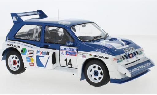 Modelauto MG Metro 6R4 RHD No.14 Rally WM RAC Rally 1986 D.Llewellin/P.Short 1/18 IXO