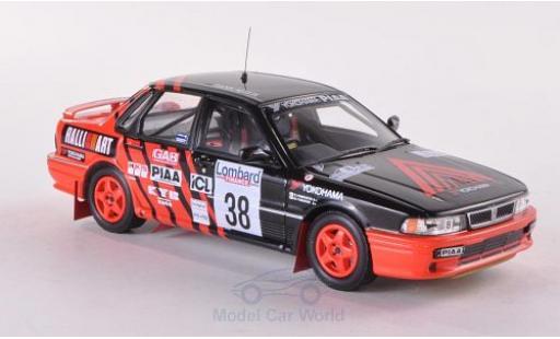 Modelauto Mitsubishi Galant VR4 VR-4 No.38 Ralliart Yokohama 1991 1/43 IXO