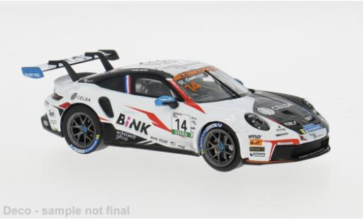 Modelauto Porsche 911 GT3 Cup Cup Oschersleben 2024 #14 1/43 IXO