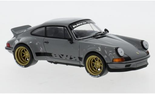 Modelauto Porsche 911 RWB grijs 1/43 IXO