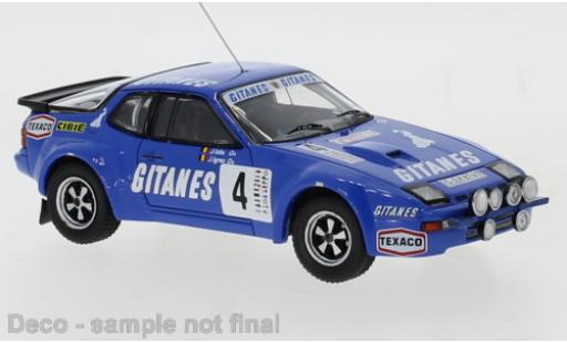 Modelauto Porsche 924 Carrera GTS No.4 Gitanes Boucles de Spa 1982 J.Ickx/J.Igrec 1/43 IXO