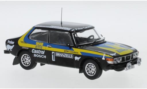 Modelauto Saab 99 Rally Sweden EMS No.1 WM Zweden 1977 P.Eklund/B.Cederberg 1/43 IXO