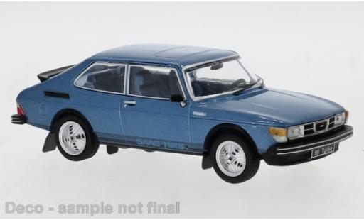 Modelauto Saab 99 Turbo metallic blauw 1977 1/43 IXO