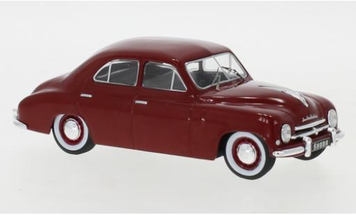 Modelauto Skoda 120 Base 0 rood 1952 1/43 IXO