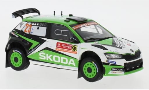 Modelauto Skoda Fabia R5 Evo No.23 Rally WM Rally Portugal 2019 K.Rovanper&Atilde;&curren;/J.Halttunen 1/43 IXO