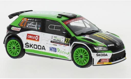 Modelauto Skoda Fabia R5 Evo No.27 WRC Rally Monza 2020 O.Solberg/A.Johnston 1/43 IXO