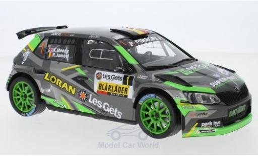 Modelauto Skoda Fabia R5 No.1 Rally Condroz 2018 K.Meeke/R.Jamoul 1/43 IXO