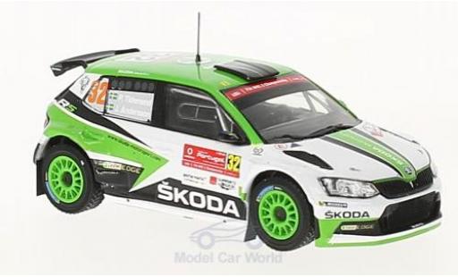 Modelauto Skoda Fabia R5 No.32 Motorsport Rally WM Rally Portugal 2017 P.Tidemand/J.Andersson 1/43 IXO