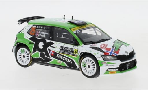 Modelauto Skoda Fabia R5 Evo Rally 2 No.25 Rally-Cross Rally Monte Carlo 2021 A.Mikkelsen/O.Floene 1/43 IXO