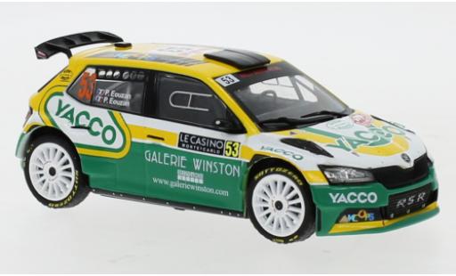 Modelauto Skoda Fabia R5 Evo Rally 2 No.53 Rally Monte Carlo 2021 P.Eouzan/P.Eouzan 1/43 IXO