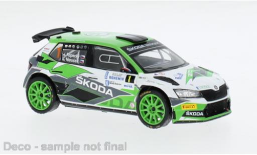 Modelauto Skoda Fabia R5 Evo Rally2 No.1 Rally Bohemia 2021 1/43 IXO