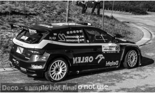 Modelauto Skoda Fabia Rally2 Rally WM Rally Japan 2024 #22 1/43 IXO