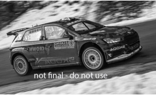 Modelauto Skoda Fabia RS Rally2 WRC Rally Monte Carlo 2025 #23 1/43 IXO