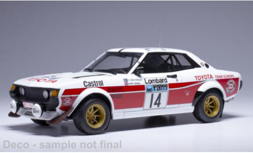 Modelauto Toyota Celica Rally 2000 GT (RA21) No.14 RAC 1977 1/18 IXO