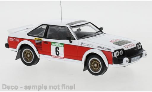 Modelauto Toyota Celica Rally 2000 GT (RA40) No.6 Team Europe Portugal 1980 O.Andersson/H.Liddon 1/43 IXO