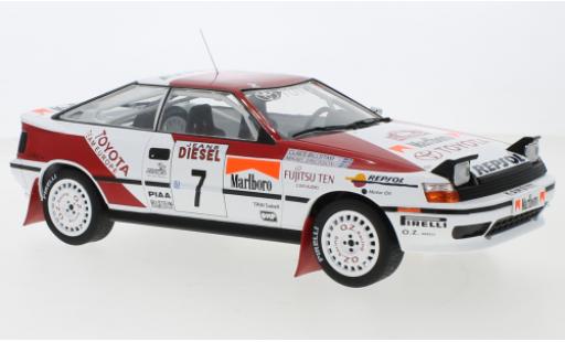 Modelauto Toyota Celica ST165 GT-Four No.7 Team Europe Rally San Remo 1990 M.Ericsson/C.Billstam 1/18 IXO