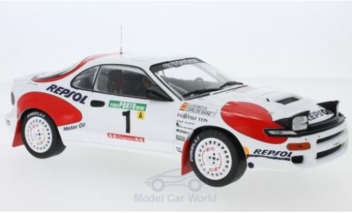 Modelauto Toyota Celica ST185 GT-Four No.1 Team Europe Rally WM Rally Portugal 1992 C.Sainz/L.Moya 1/18 IXO