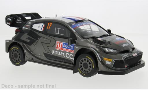 Modelauto Toyota Yaris Rally1 GR Hybrid Rally WM Rally Finland 2024 #17 1/18 IXO