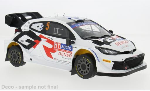 Modelauto Toyota Yaris Rally1 GR Hybrid Rally WM Rally Finland 2024 #5 1/18 IXO