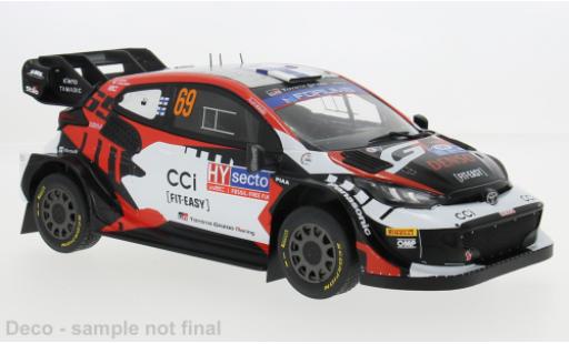 Modelauto Toyota Yaris Rally1 GR Hybrid Rally WM Rally Finland 2024 #69 1/18 IXO