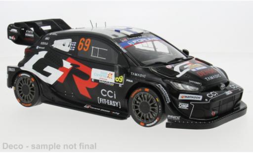 Modelauto Toyota Yaris Rally1 GR Rally Islas Canaris 2025 #69 1/18 IXO