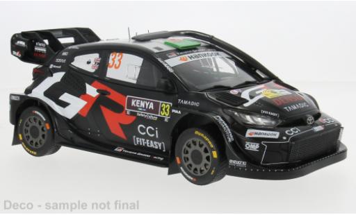 Modelauto Toyota Yaris Rally1 GR Safari Rally Kenia 2025 #33 1/18 IXO