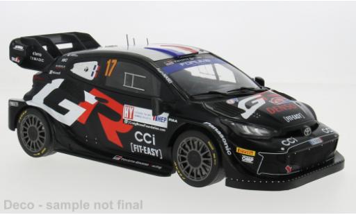 Modelauto Toyota Yaris Rally1 Rally 1 No.17 WRC Rally Croatia 2024 1/18 IXO