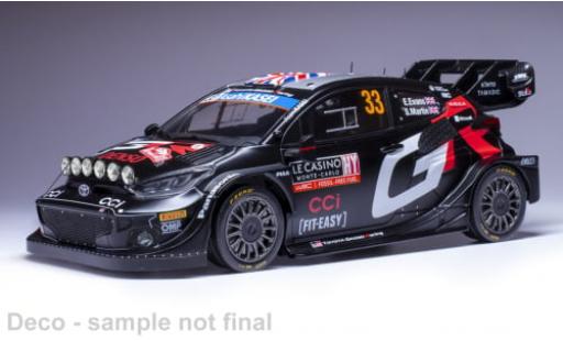 Modelauto Toyota Yaris Rally1 Rally 1 No.33 WRC Rally Monte Carlo 2024 1/18 IXO