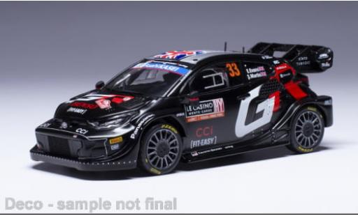 Modelauto Toyota Yaris Rally1 Rally 1 No.33 WRC Rally Monte Carlo 2024 1/43 IXO