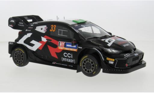 Modelauto Toyota Yaris Rally1 Rally 1 No.33 WRC Rally Zweden 2024 1/18 IXO