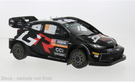 Modelauto Toyota Yaris Rally1 Rally 1 No.69 WRC Safari Rally Kenia 2024 1/18 IXO