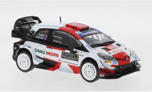 Modelauto Toyota Yaris WRC No.1 Rally WM Rally Monte Carlo 2021 S.Ogier/J.Ingrassia 1/43 IXO