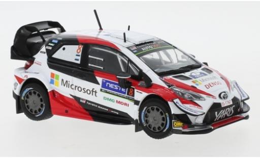 Modelauto Toyota Yaris WRC No.8 Rally WM Rally Finnland 2019 O.T&Atilde;&curren;nak/M.J&Atilde;&curren;rveoja 1/43 IXO