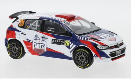 Modelauto Volkswagen Polo GTI R5 No.26 Rally Monte Carlo 2021 K.Abbring/P.Tsjoen 1/43 IXO