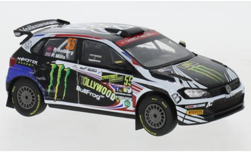 Modelauto Volkswagen Polo GTI R5 No.55 Rally Wales 2019 P.Solberg/P.Mills 1/43 IXO