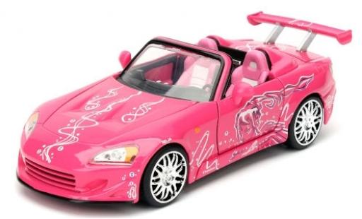 Modelauto Honda S2000 Base Tuning roze/Dekor Fast & Furious 1/24 Jada Toys