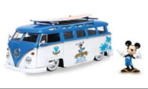 Modelauto Volkswagen T1 Base Bus Lowrider Mickey Mouse 1/24 Jada Toys