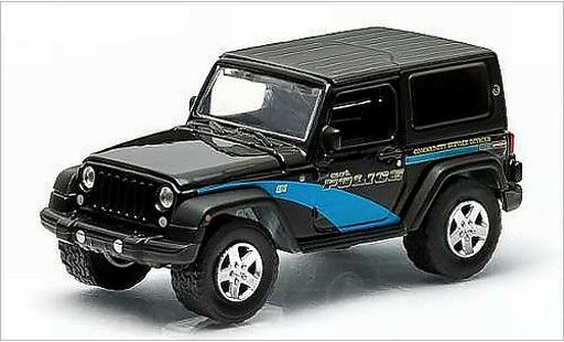 Jeep Wrangler Base 1/64 Greenlight Geneva Politie 2012 modelauto