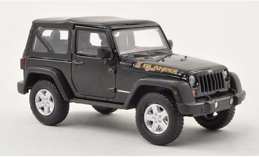 Jeep Wrangler Islander Edition 1/43 Greenlight zwart 2010 modelauto