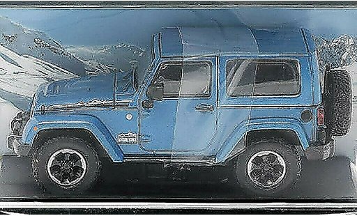 Jeep Wrangler Polar Edition 1/43 Greenlight blauw 2014 modelauto