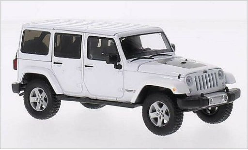 Jeep Wrangler Limited 1/43 Greenlight Unlimited wit 2011 modelauto